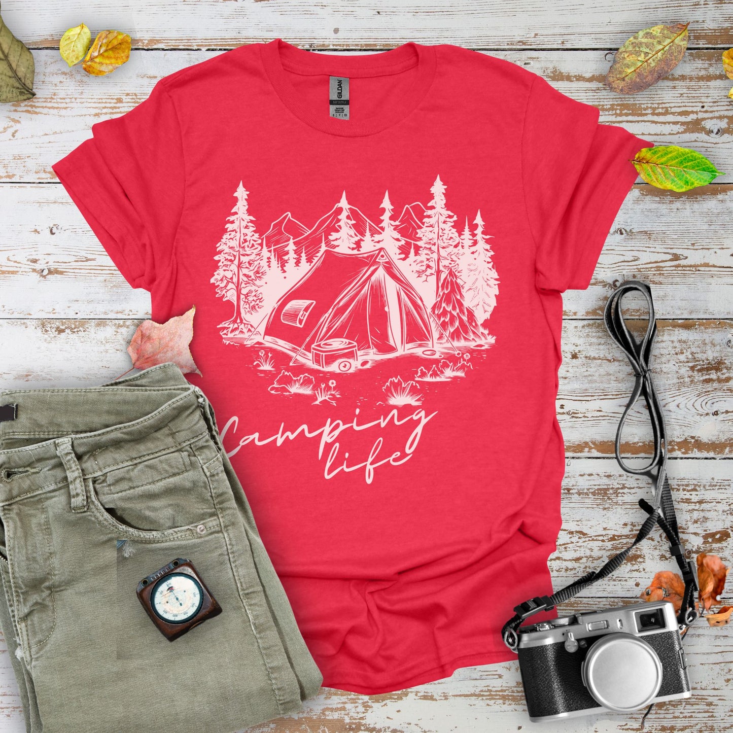 Camping Life Graphic T-Shirt