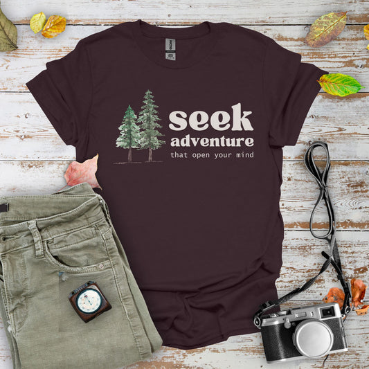 Seek Adventure That Open Your Mind Graphic T-Shirt