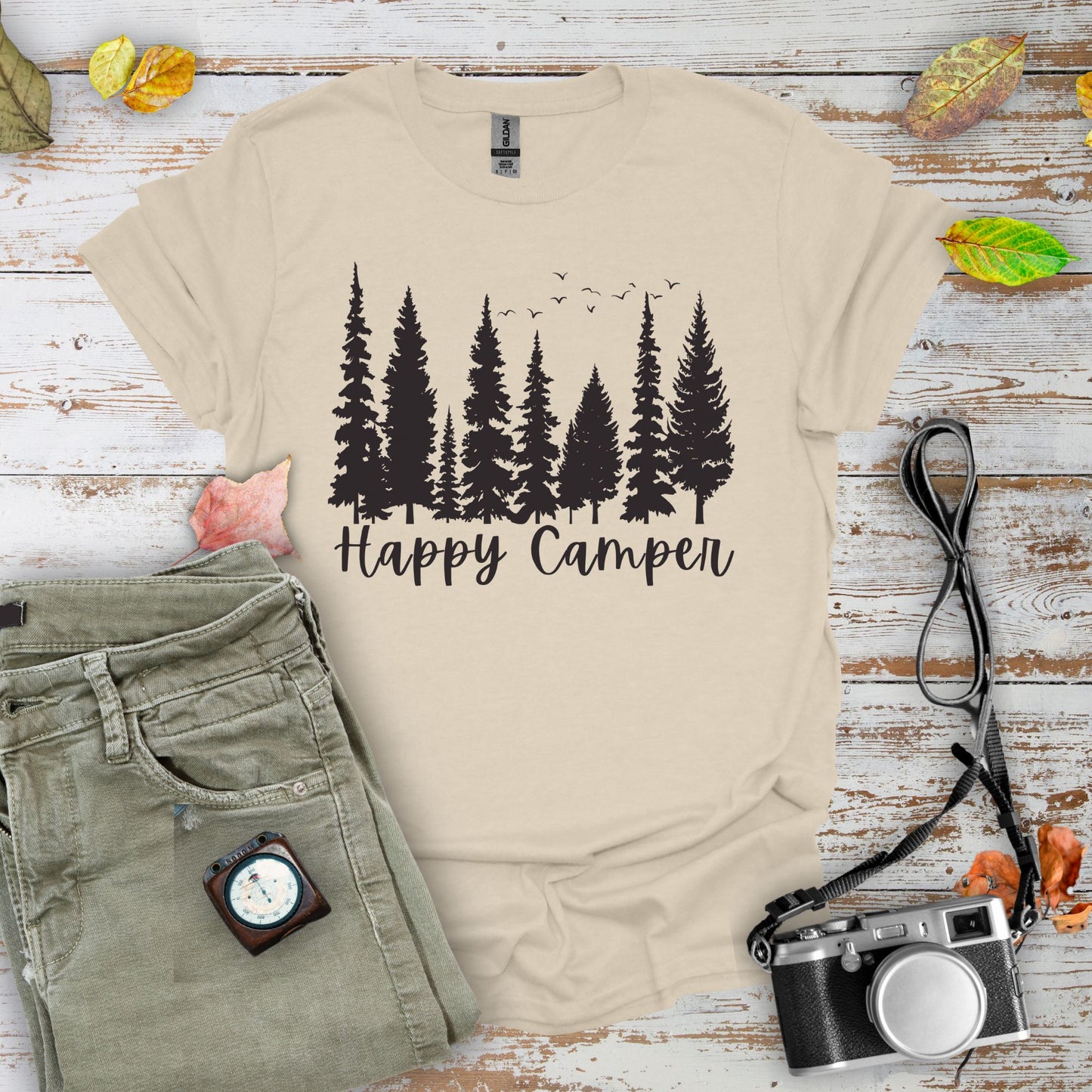 Happy Camper Graphic T-Shirt