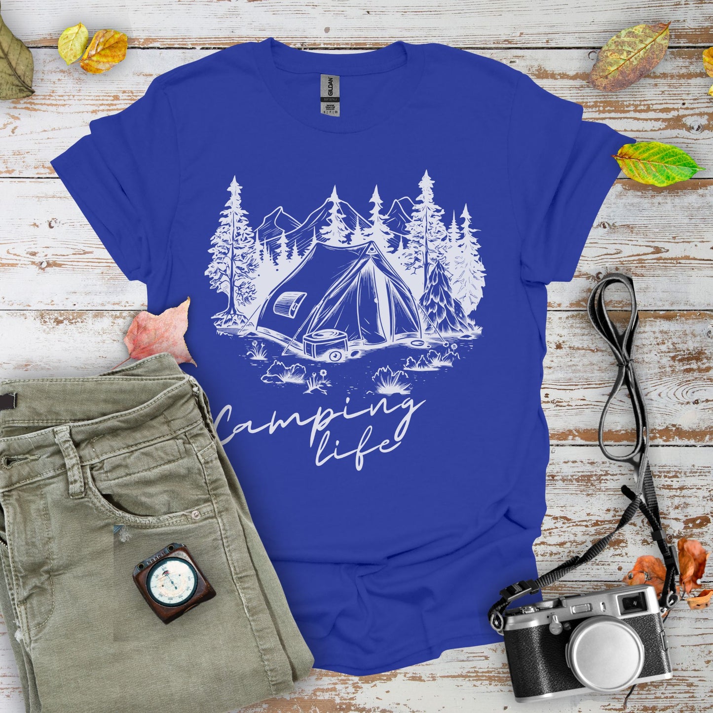 Camping Life Graphic T-Shirt